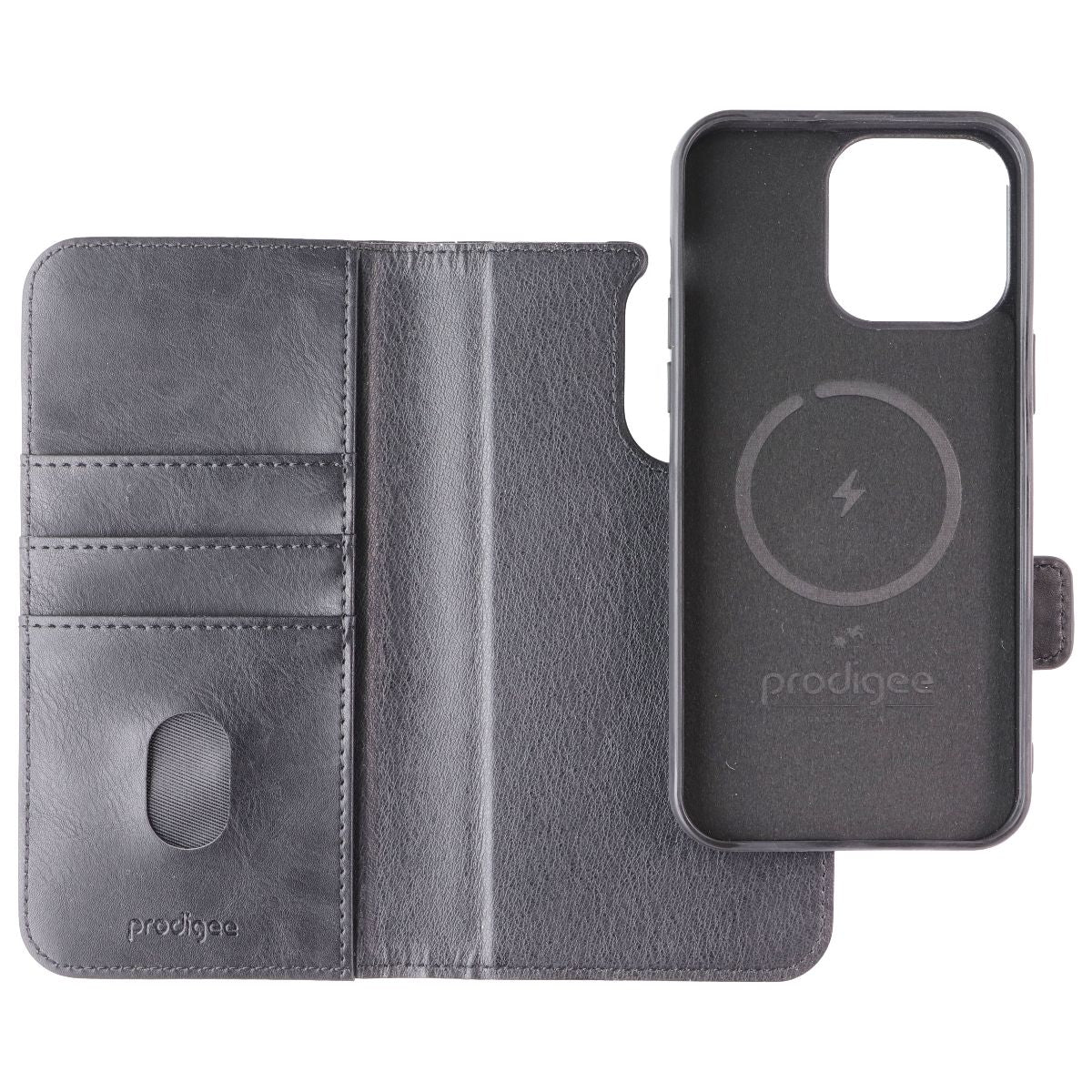 Prodigee Folio Mag Wallet MagSafe Case for Apple iPhone 15 Pro Max - Black - New (3)