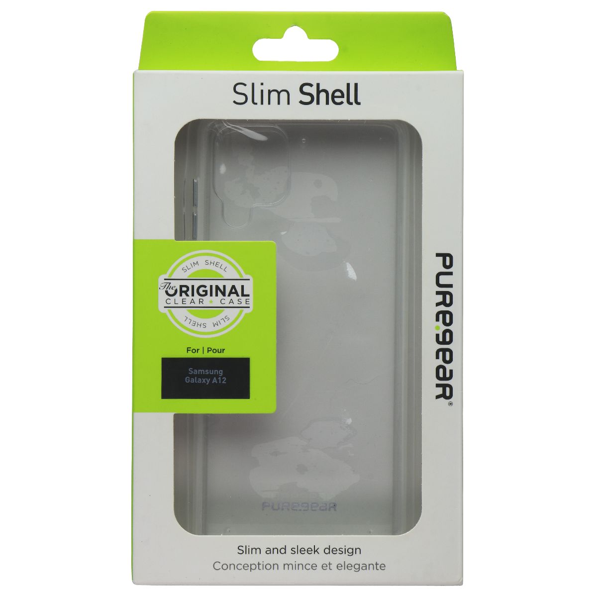 PureGear Slim Shell Series Case for Samsung Galaxy A12 - Clear
