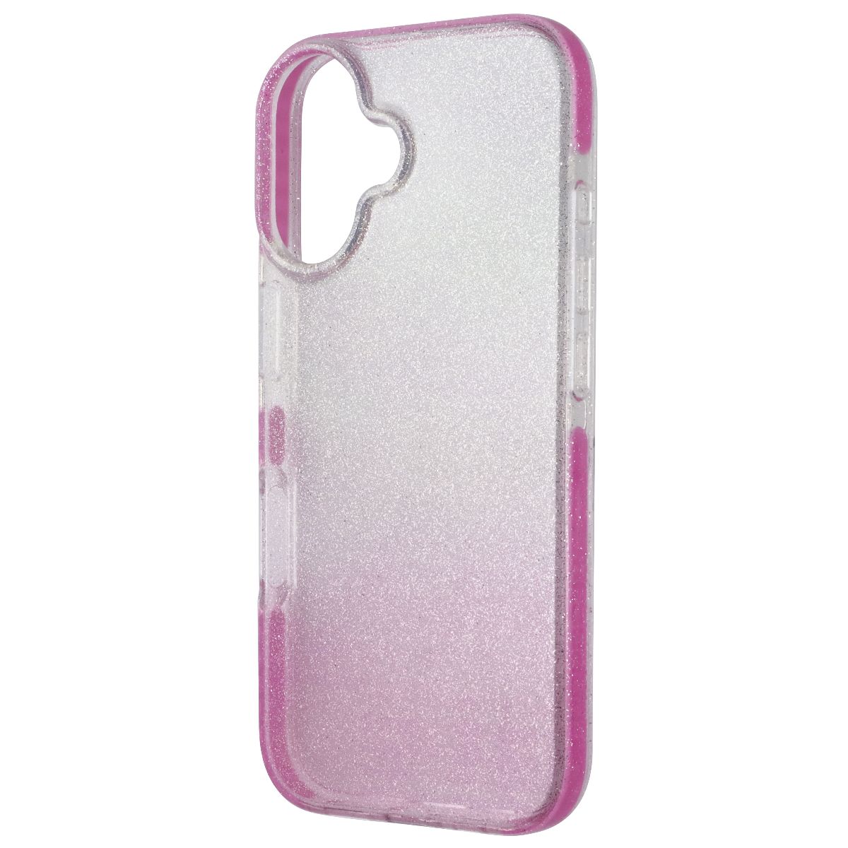 PureGear Slim Shell Designer Series Case for Apple iPhone 16 - Pink/Glitter