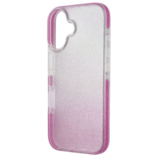 PureGear Slim Shell Designer Series Case for Apple iPhone 16 - Pink/Glitter