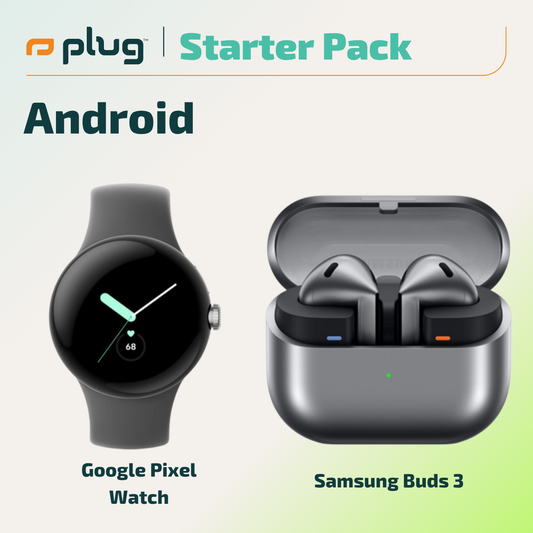 Google Pixel Watch + Samsung Buds 3 - Android Starter Pack
