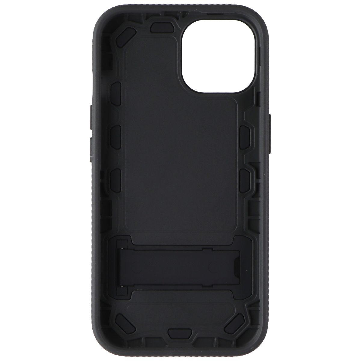 Quikcell Grand Advocate Two-Layer Kickstand Case for Apple iPhone 15 - Black (3)