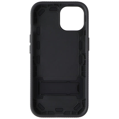 Quikcell Grand Advocate Two-Layer Kickstand Case for Apple iPhone 15 - Black (3)