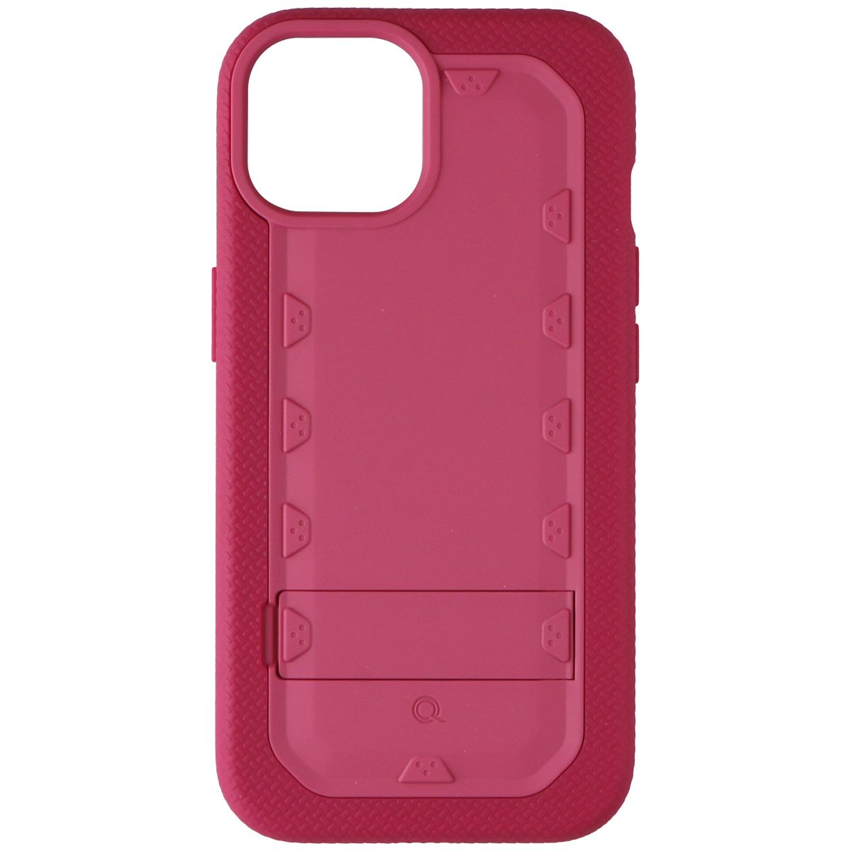 Quikcell Grand Advocate Series Kickstand Case for Apple iPhone 15 - Desert Pink (2)