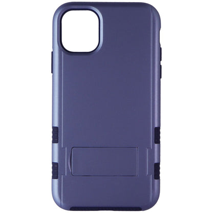Quikcell Advocate Kickstand Case for Apple iPhone 11 - Light Blue / Dark Blue (2)