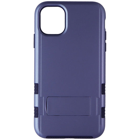Quikcell Advocate Kickstand Case for Apple iPhone 11 - Light Blue / Dark Blue (2)