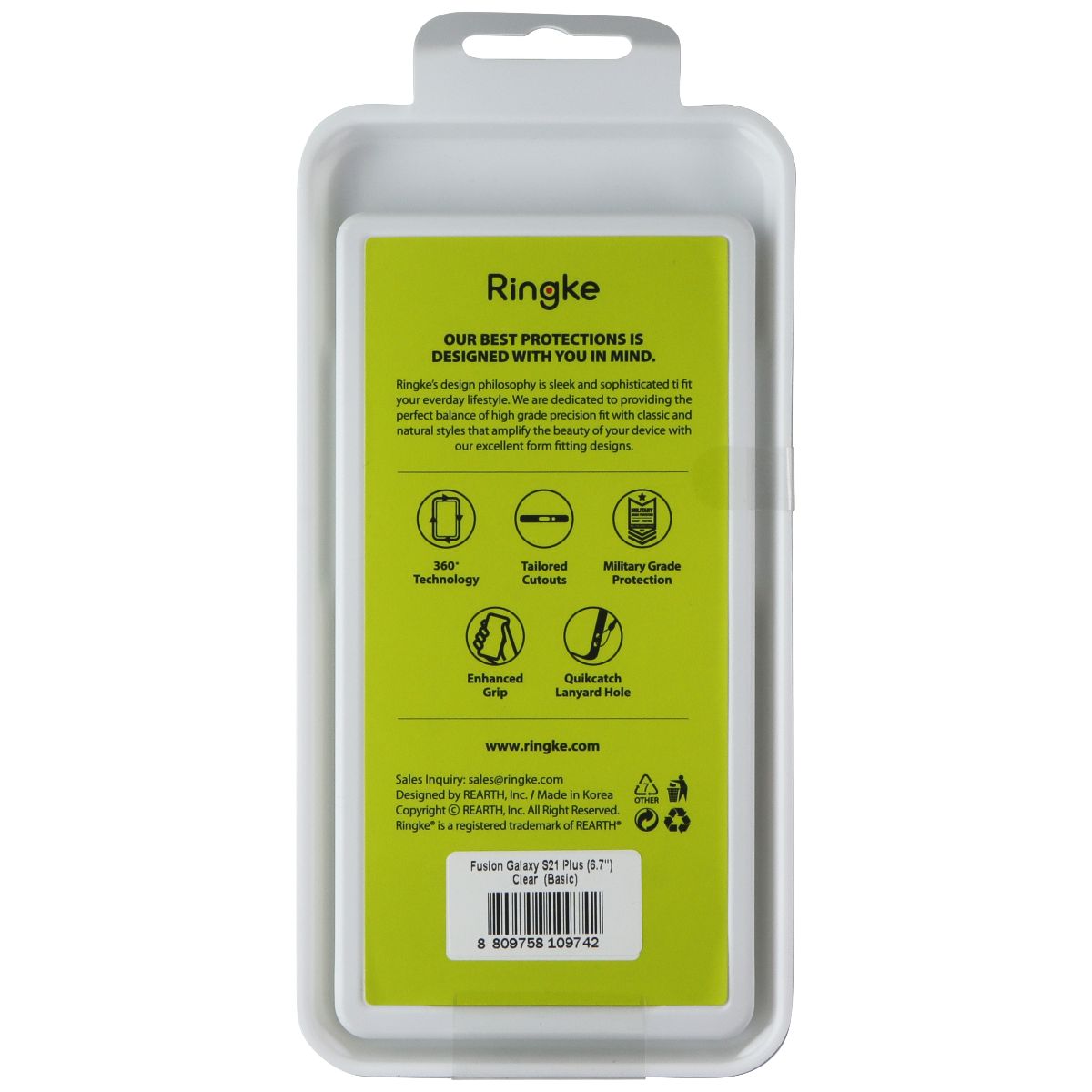 Ringke Fusion Series Case for Samsung Galaxy (S21+) - Clear - New (2)