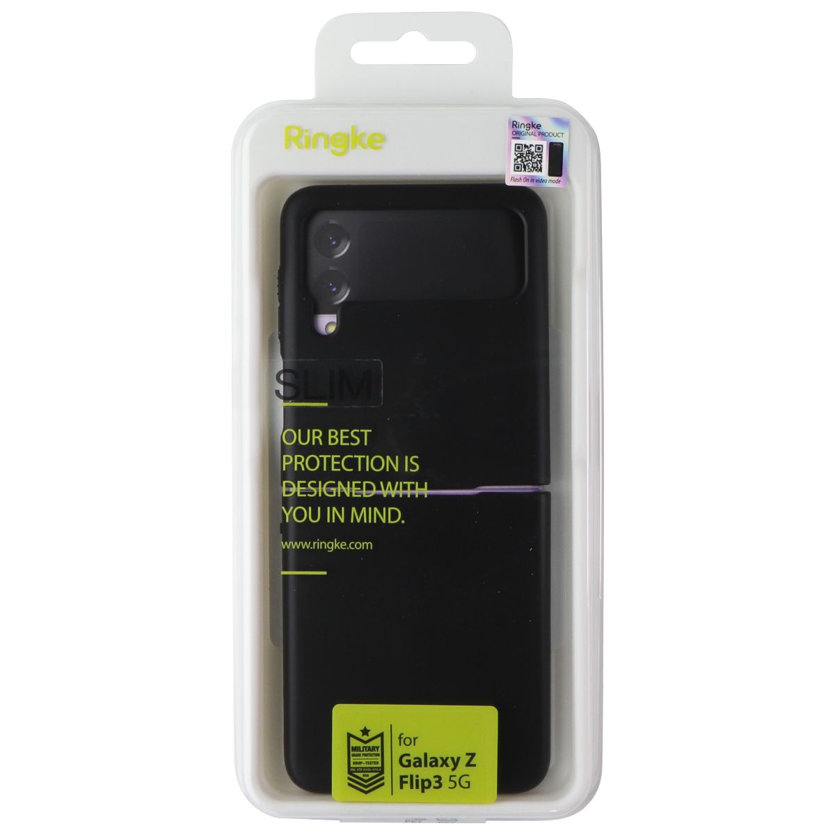 Ringke Slim Series Case for Samsung Galaxy Z Flip3 5G - Black - New