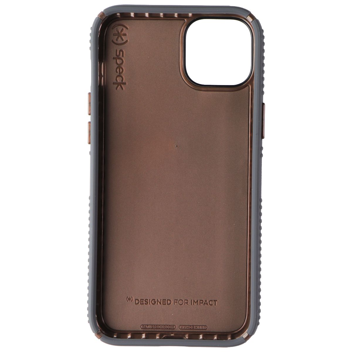 Speck Presidio2 Grip Case for Apple iPhone 15 Plus/iPhone 14 Plus - Gray/Bronze (3)