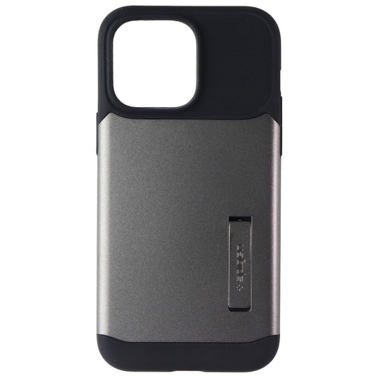 Spigen Slim Armor Case w/ Kickstand for Apple iPhone 14 Pro Max - Gunmetal - New (2)