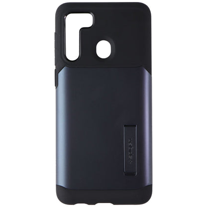 Spigen Slim Armor Series Case for Samsung Galaxy A21 - Metal Slate (2)