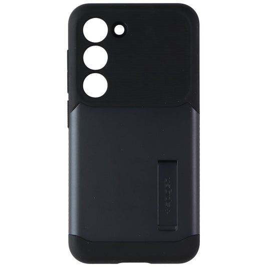 Spigen Slim Armor Case w/Kickstand for Samsung Galaxy S23 - Metal Slate (2)