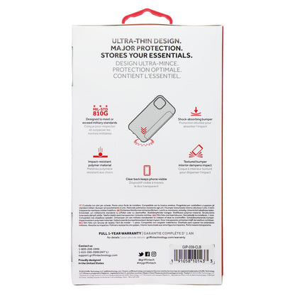 Griffin Survivor Clear Wallet Case for Apple iPhone 11 Pro Max - Clear/Black (2)