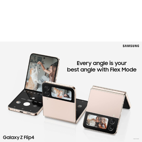 Samsung Galaxy Z Flip 4 256GB 5G - Pink Gold