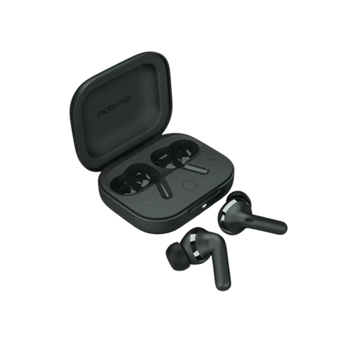 Motorola Moto Buds+ - True Wireless Earbud Headphones - Forest Gray