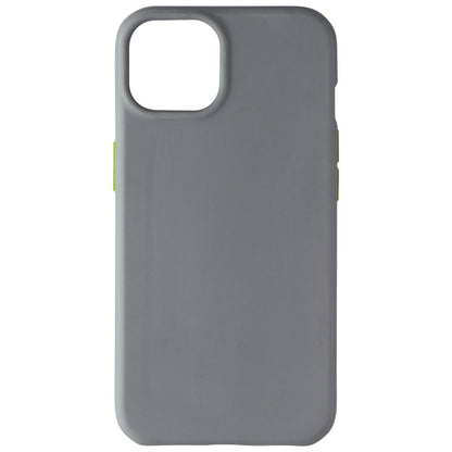 Tech21 EcoSlim Series Soft Case for Apple iPhone 13 - Gray/Lime (2)
