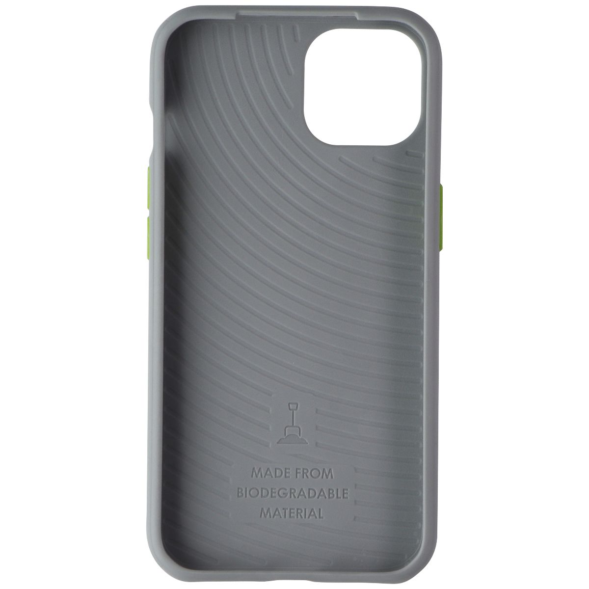 Tech21 EcoSlim Series Soft Case for Apple iPhone 13 - Gray/Lime (3)