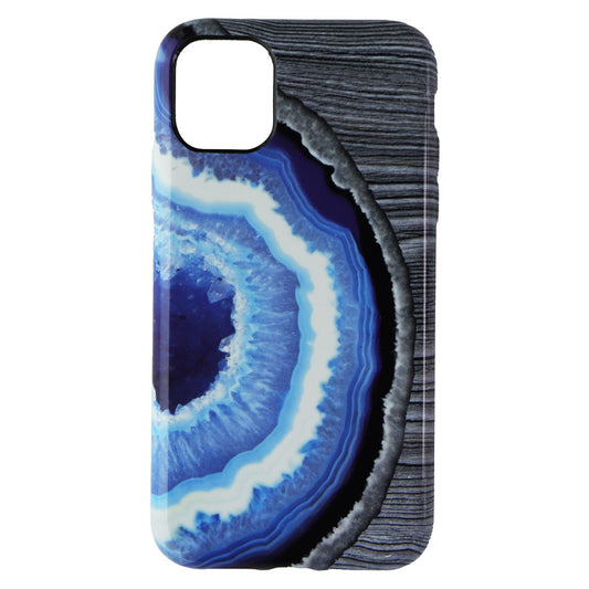 Unique London Eco-Friendly Back Case for Apple iPhone 11 and XR - Blue Geode (2)