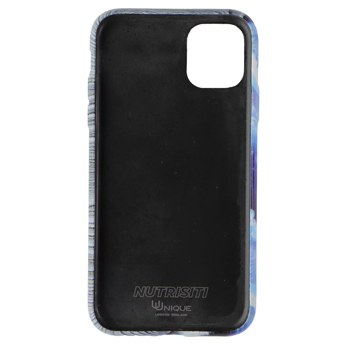 Unique London Eco-Friendly Back Case for Apple iPhone 11 and XR - Blue Geode (3)