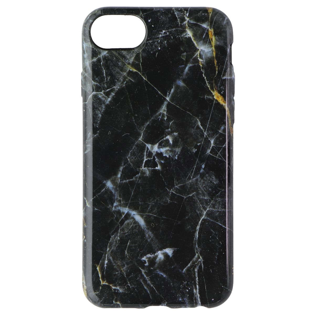 Unique London Back Case for Apple iPhone SE (2nd Gen) / 8 / 7 - Black Marble (2)