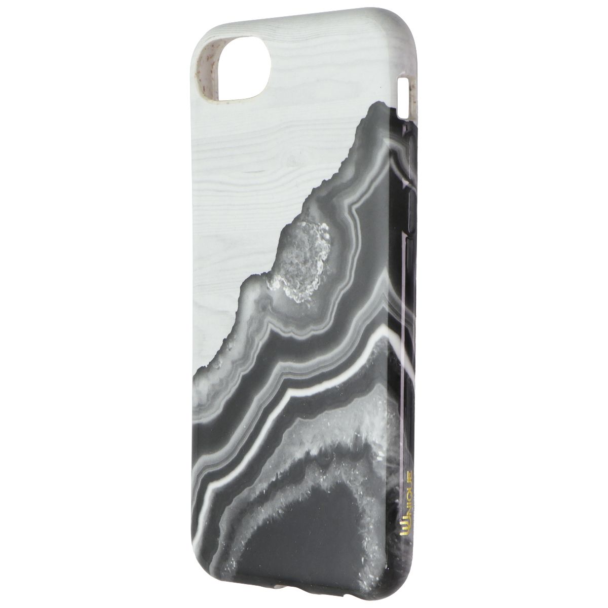Unique London Eco-Friendly Back Case for iPhone SE (2nd Gen) 8/7/6s - Gray Geode