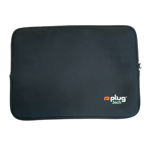 🎁 Plug 13.3-Inch Laptop Sleeve, Protective Case with Zipper - Black (100% off)