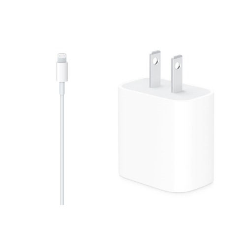 Fast Charger Bundle Packs for iPhone, iPad - Type-C to Lightening Cable (1M) + Type C Adapter