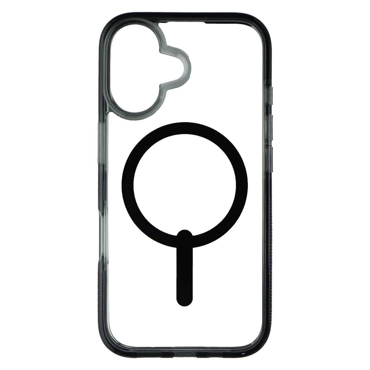 ZAGG Santa Cruz Snap Case for MagSafe for Apple iPhone 16 - Clear / Black (2)