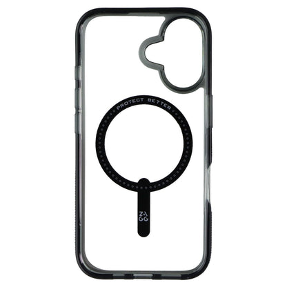 ZAGG Santa Cruz Snap Case for MagSafe for Apple iPhone 16 - Clear / Black (3)