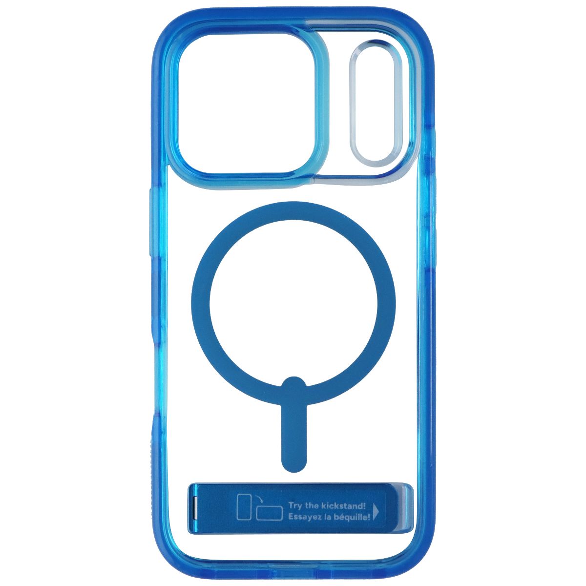 ZAGG Santa Cruz Snap Case with Kickstand for MagSafe for iPhone 17 Pro - Blue - New (2)