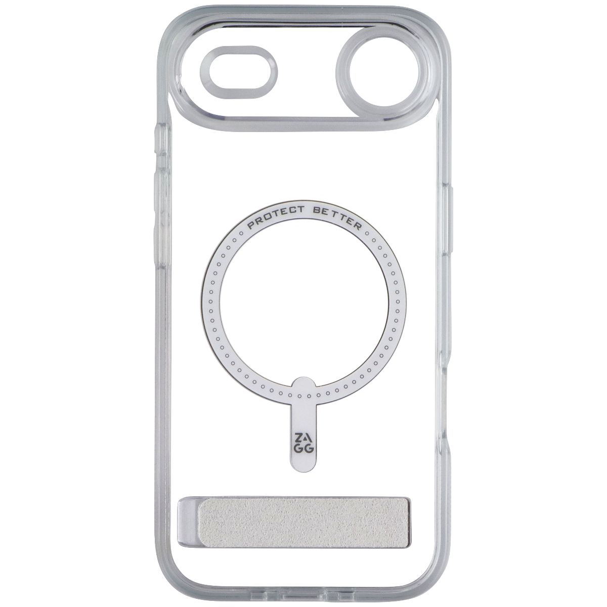 ZAGG Crystal Palace Snap Kickstand Case for MagSafe for iPhone 17 Air - Clear (3)