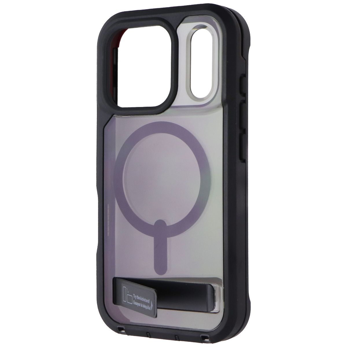 ZAGG Rainier Case with Kickstand for MagSafe for Apple iPhone 17 Pro - Smoke - New