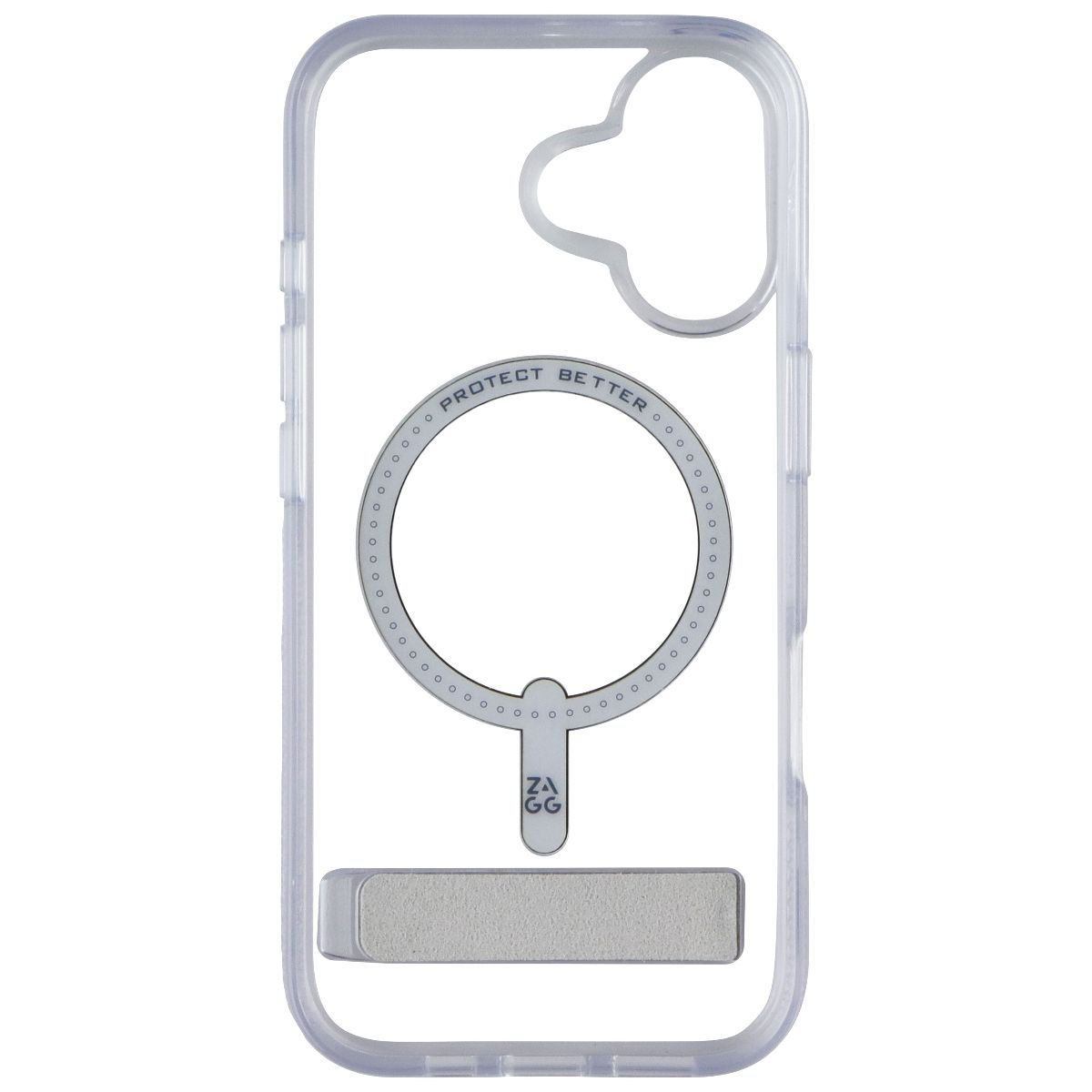 ZAGG Crystal Palace Snap Case with Kickstand for MagSafe for iPhone 17 - Clear - New (3)