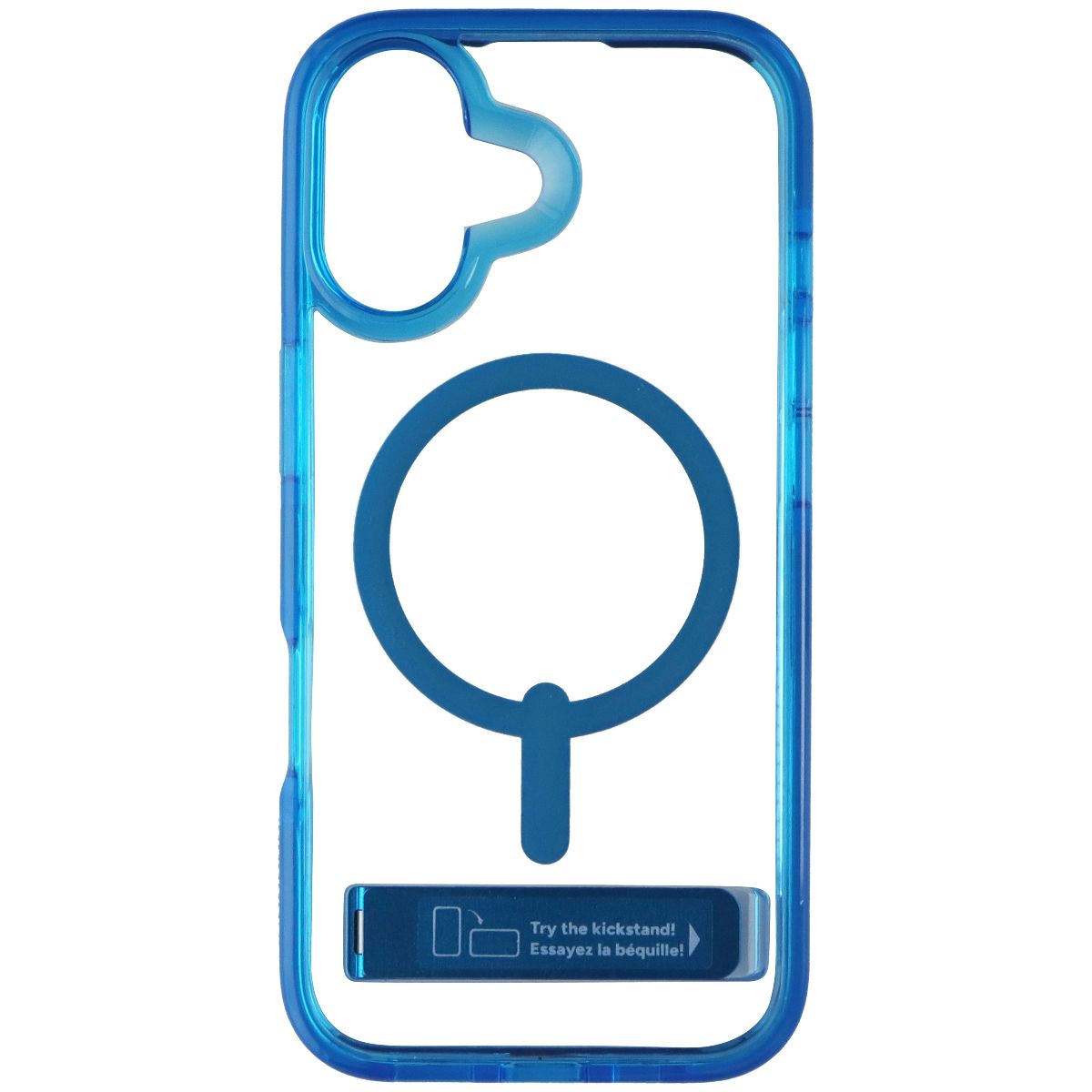 ZAGG Santa Cruz Snap Case w/ Kickstand for Apple iPhone 17 - Tranquil Blue (2)