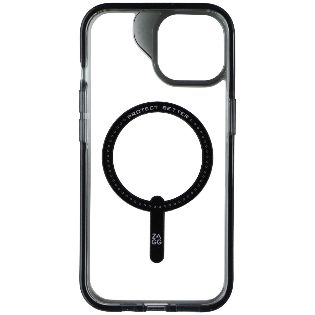 Zagg Santa Cruz Snap Case for MagSafe for iPhone 15 / 14 / 13 - Clear / Black (3)