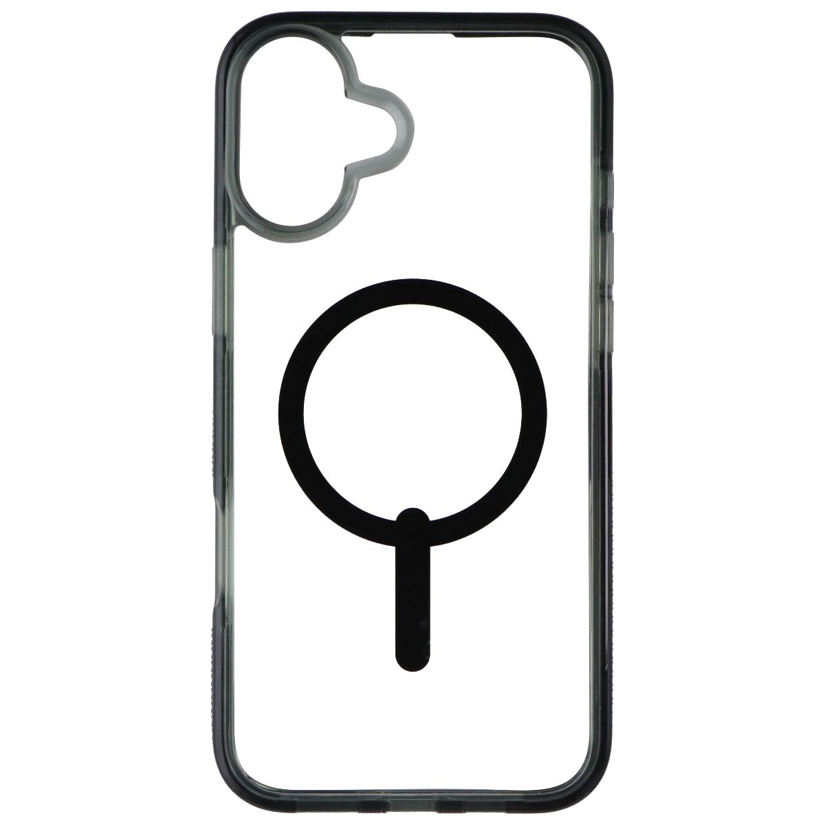 ZAGG Santa Cruz Snap Case for MagSafe for Apple iPhone 16 Plus - Clear/Black (2)