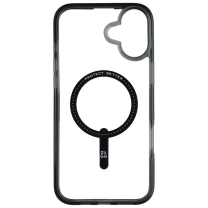 ZAGG Santa Cruz Snap Case for MagSafe for Apple iPhone 16 Plus - Clear/Black (3)