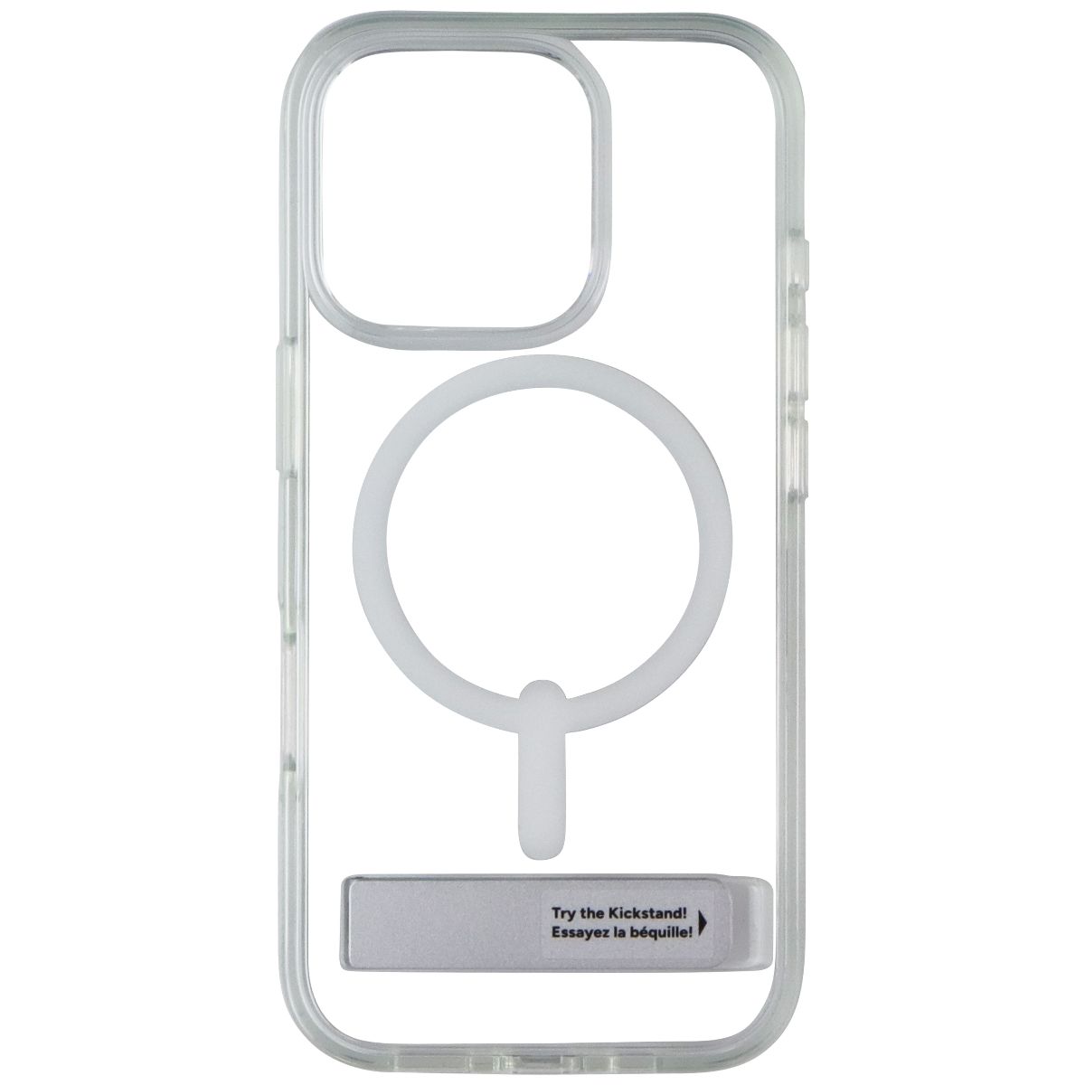 ZAGG Crystal Palace Snap Kickstand Case for MagSafe for iPhone 16 Pro - Clear (2)