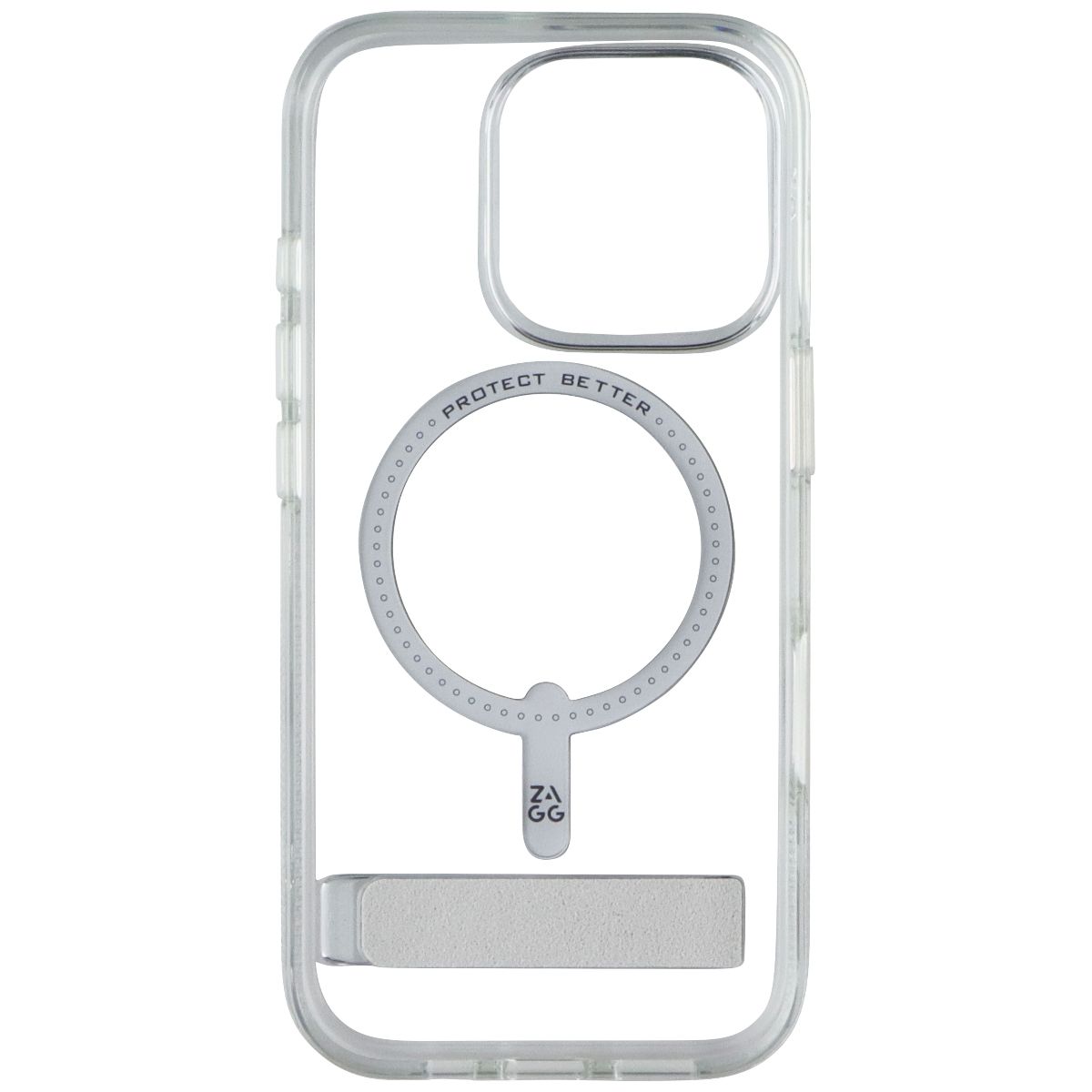 ZAGG Crystal Palace Snap Kickstand Case for MagSafe for iPhone 16 Pro - Clear (3)