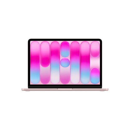Apple MacBook Neo 13-inch in Blush — front view