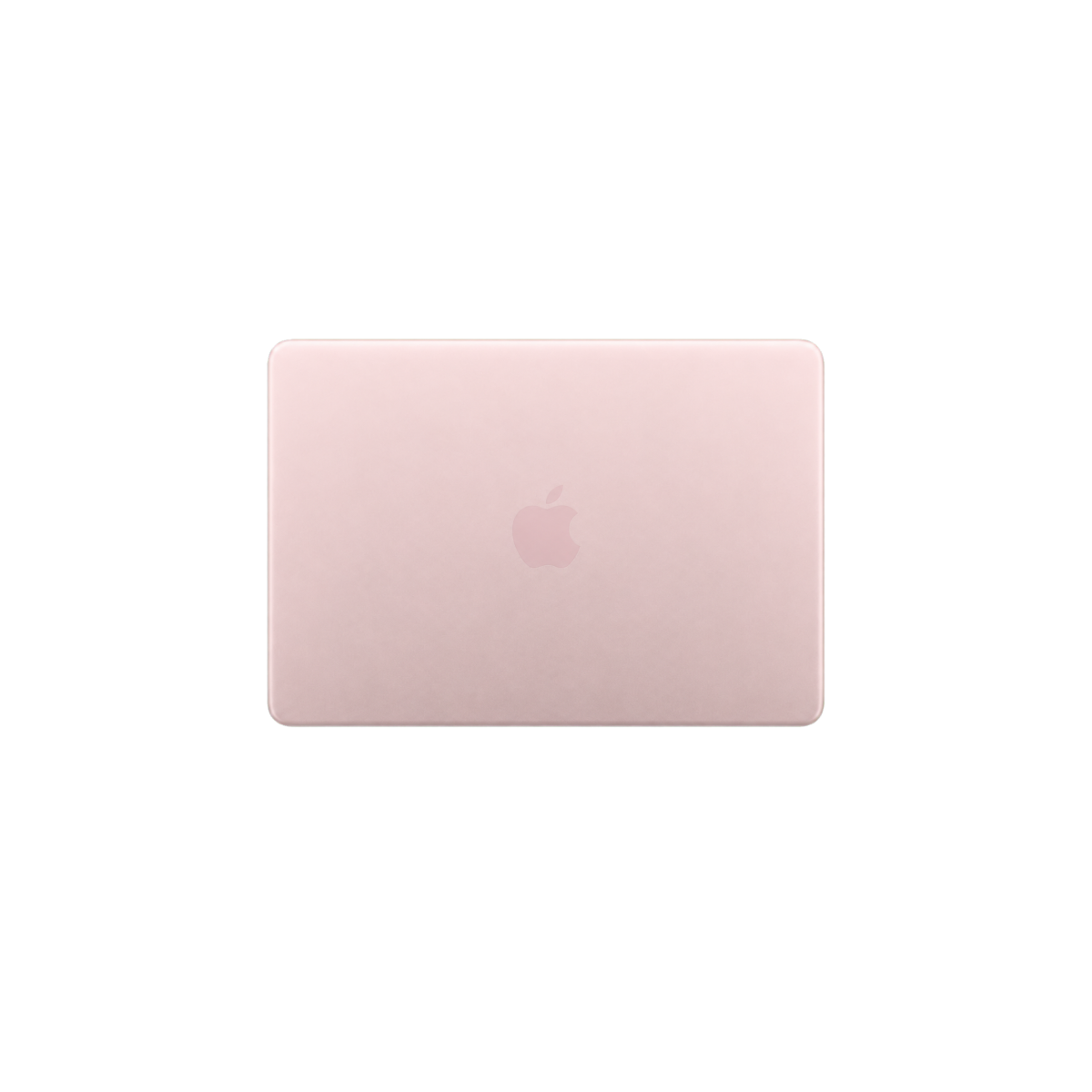 Apple MacBook Neo 13-inch in Blush — rear view