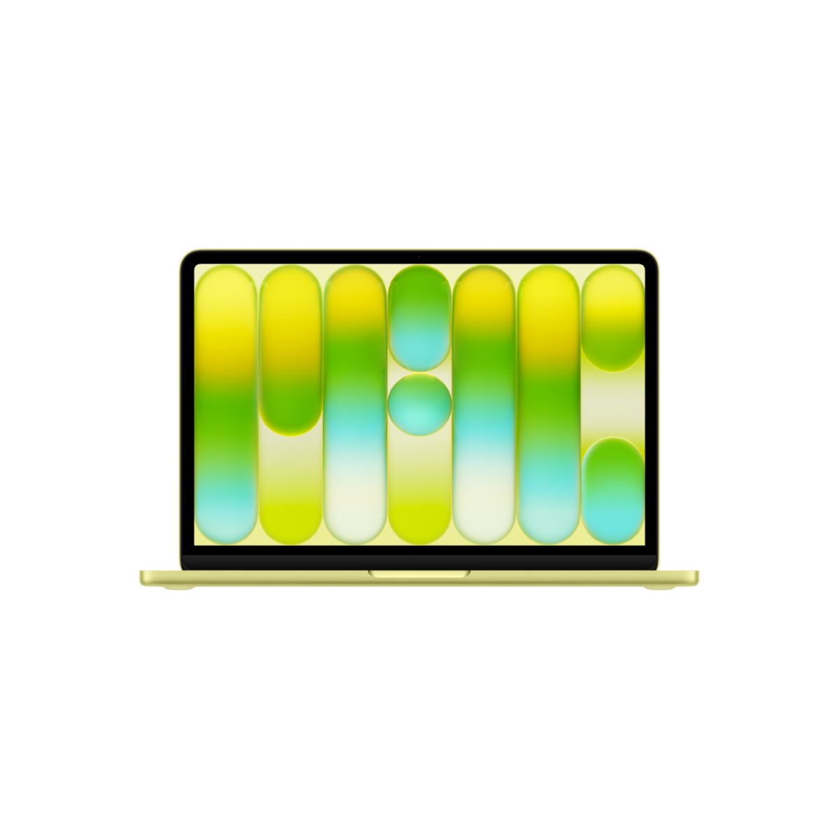 Apple MacBook Neo 13-inch in Citrus — front view