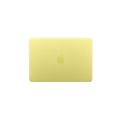 Apple MacBook Neo 13-inch in Citrus — rear view