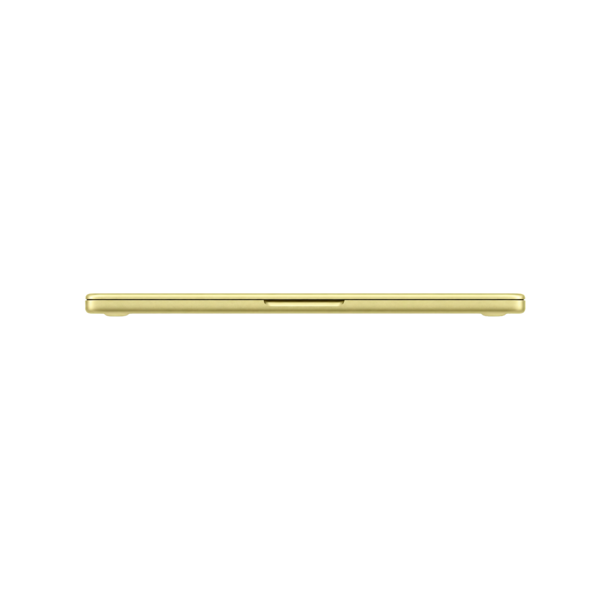 Apple MacBook Neo 13-inch in Citrus — side view
