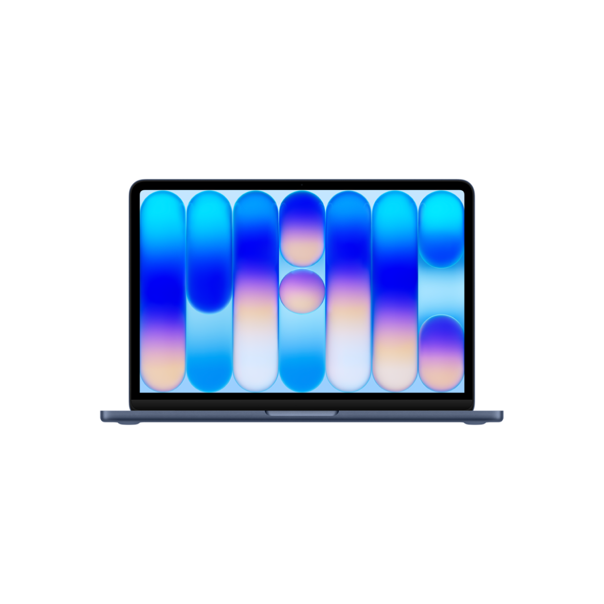 Apple MacBook Neo 13-inch in Indigo — front view