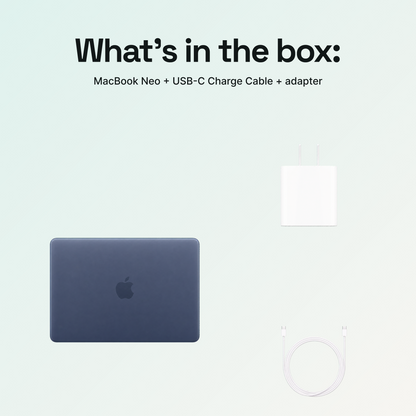 What’s in the box with Apple MacBook Neo 13-inch in Indigo