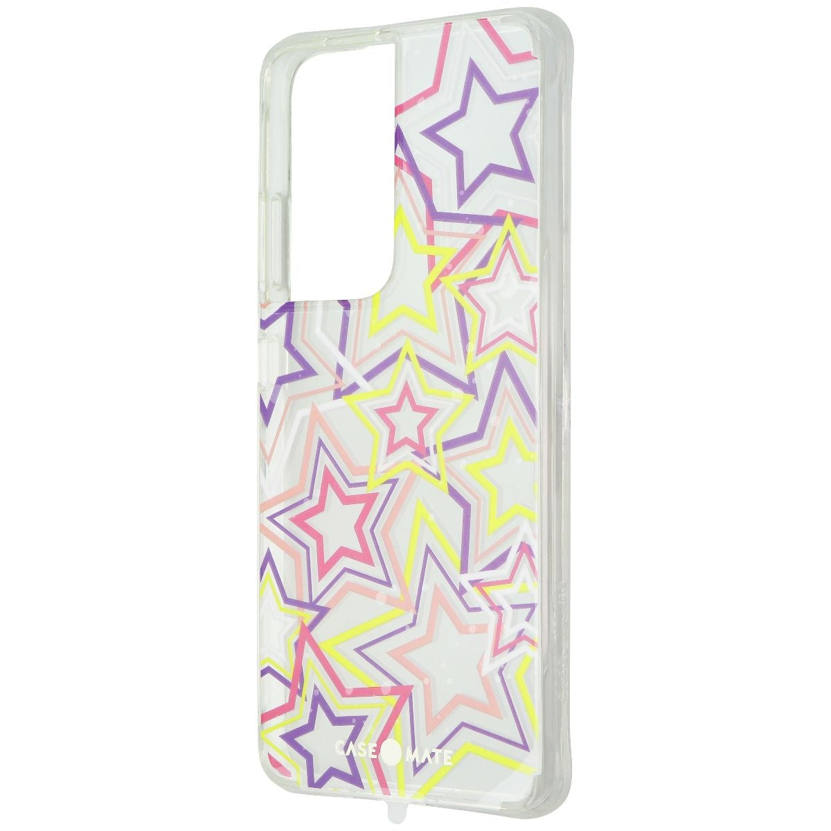 Case-Mate Prints Hardshell Case for Samsung Galaxy S21 Ultra 5G - Neon Stars - New