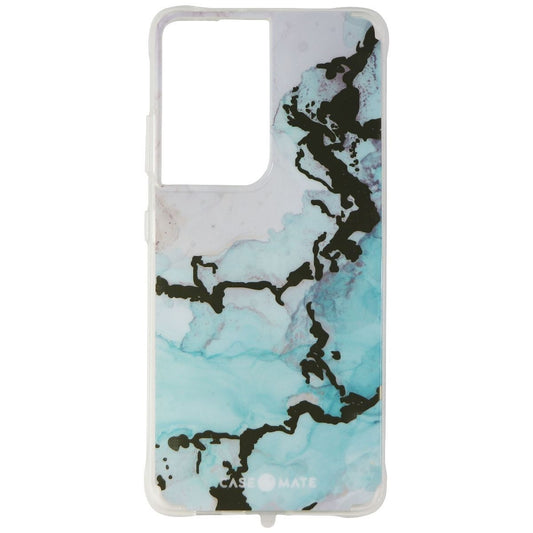 Case-Mate Prints Series Hard Case for Samsung Galaxy S21 Ultra 5G - Ocean Marble (2)