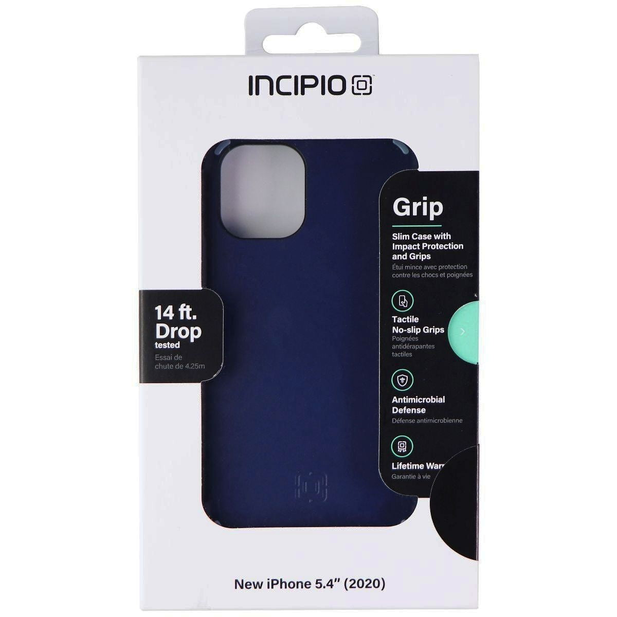 Incipio Grip Protective Case for Apple iPhone 12 Mini - Insignia Blue (4)