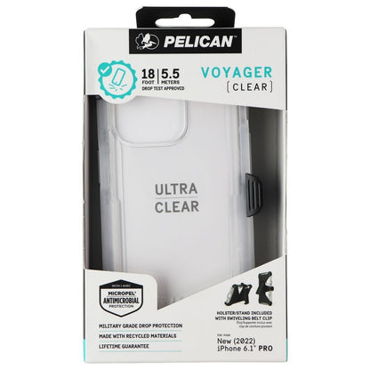 Pelican Voyager Series Case and Holster for Apple iPhone 14 Pro - Clear (4)